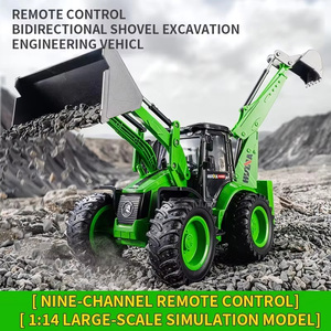 Chargeuse-pelleteuse télécommandée 1579 RC, modèle 2 voies, véhicule d'ingénierie 1:14, camion de construction et excavatrice - Product Image 2