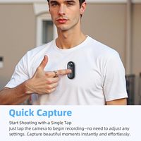 Caméra d'action miniature 1080P 4K à porter sur le corps, Wi-Fi, diffusion en direct, caméra POV, modèle 2026, très populaire sur TikTok