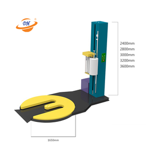 Automatic Film Packaging <b>Wrap</b> <b>Pallet</b> Packing Wrapper M Type Turntable <b>Pallet</b> Wrapping Machine - Product Image 4