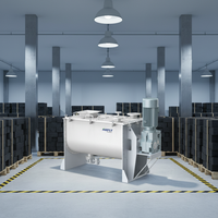 Offre Spéciale : Mélangeur Horizontal à Ruban Farfly FLD1 en Acier Inoxydable – Mélangeur Industriel pour Poudres de Mastic et de Scellant Chimiques