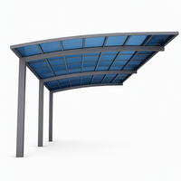 Lvboshi A5 - Carpa para Auto Moderna, Impermeable, de Aleación de Aluminio, para las Cuatro Estaciones - Tamaños Personalizables, Garaje/Cochereta Resistente, Protección Solar
