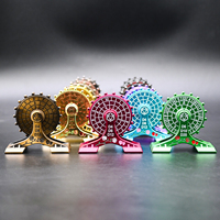Roulette de rêve tourbillonnante 7-en-1, gyroscope rotatif rose, dés de jeu de société DND