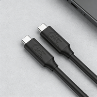 Kabel Data USB 4 Coaxial Fungsi Lengkap Pengisian Cepat 240W 40GBPS TPE PD Laris Terjual