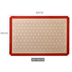 <span class=keywords><strong>Tapis</strong></span> <span class=keywords><strong>de</strong></span> <span class=keywords><strong>cuisson</strong></span> en <span class=keywords><strong>silicone</strong></span> <span class=keywords><strong>de</strong></span> grande taille 60 x 40 cm avec logo personnalisé pour la cuisine en gros - Product Image 1