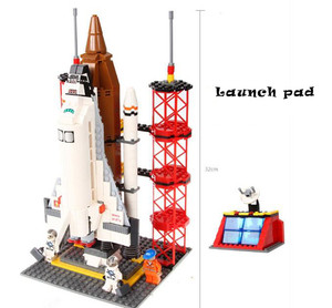 Trẻ Em Bán Buôn Tàu Vũ Trụ Xây Dựng Khối Thiết Thành Phố Không Gian Tàu Tên Lửa Đồ Chơi Với <span class=keywords><strong>Launch</strong></span> Trung Tâm Điều Khiển & Mini Phi Hành Gia (560PCS) - Product Image 3
