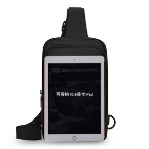 Men's Chest <b>Bag</b> Nylon Camouflage Large Capacity Crossbody <b>Bag</b> For Outdoor Sports And Commuting - Product Image 4