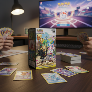 Boîte de 30 paquets de cartes à collectionner Pokémon S6a Eevee Heroes Pack, 150 cartes en papier TCG pour joueurs, fabriqué en Corée - Product Image 3