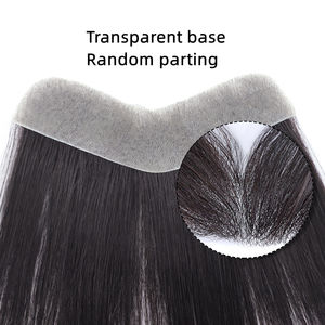 ท็อปเปอร์ผมแท้สำหรับผู้หญิง แบบบางพิเศษ ด้านหน้าทำจาก PU  <span class=keywords><strong>ขาย</strong></span>ดี - Product Image 5