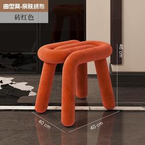 Creative Red Net Entrance Entry Sitting <b>Stool</b> Home Shoe Changing <b>Stool</b> with Door for <b>Bedroom</b> Makeup Ottomans & <b>Stools</b> - Product Image 6
