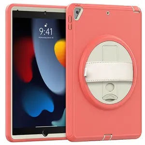 TPU bumper and hard plastic combo hybrid case for iPad 10.2 inch iPad 9th Generation 2019 2020 2021