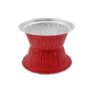 Disposable Aluminum <b>Foil</b> Claypot Rice Bowl 880ml Round Takeout <b>Container</b> For Soup And Lunch Box - Product Image 1