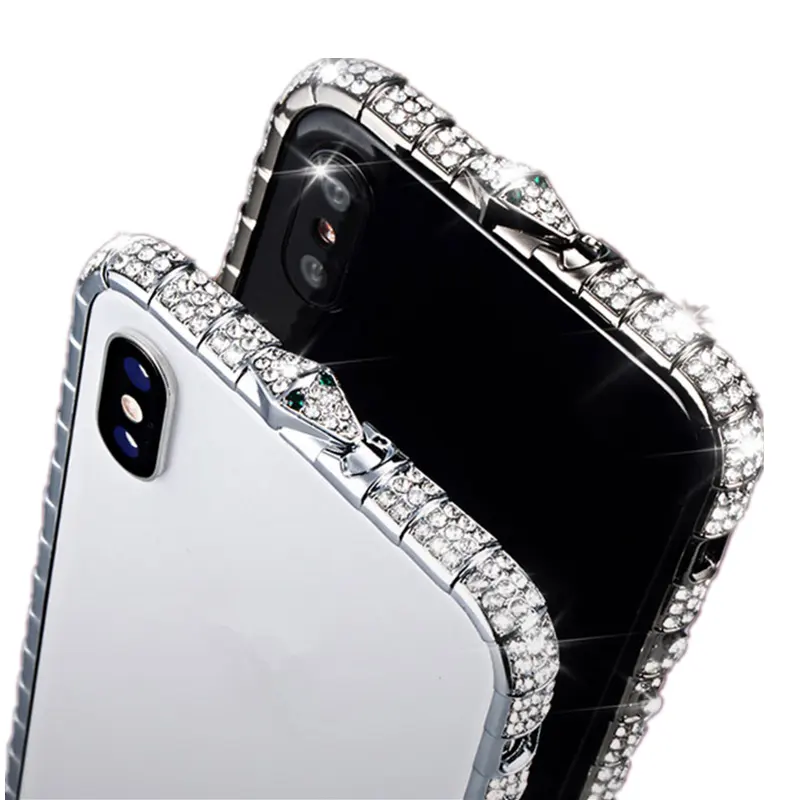 Mobile phone case,for iphone 13 13 pro max 12 12PRO 11 X XS X metal shell Frame cases Beautiful, crystal diamond Frame cover