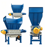 Broyeur de plastique automatique de type couteau, déchiqueteuse multifonctionnelle pour paniers en plastique et canaux d'injection, machine de recyclage du plastique