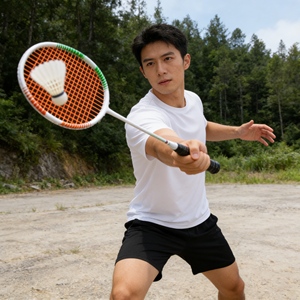 Raquette de <span class=keywords><strong>badminton</strong></span> personnalisée à succès, couleur noire, RS <span class=keywords><strong>2000</strong></span>, simple, haute résistance, pour adultes, sports de loisirs en plein air - Product Image 2