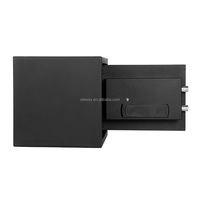 Coffre-fort en acier à grand bouton avec lecteur d'empreintes digitales et écran tactile, nouveau design pour la maison et le bureau