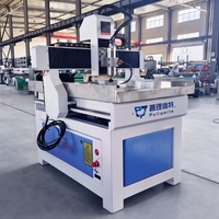 Máquina Router CNC de Alta Precisión, Mini, Pequeña, 6040, 6060, 3 Ejes, para Tallado de Aluminio, Acrílico y Madera, Router CNC 6090