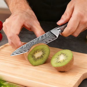 سكين شيف يدوية الصنع من 67 طبقة بطول 3.5-8 بوصات مع نواة VG10 ومقبض خشبي عصري وتشطيب عالي اللمعان مناسبة لليد اليمنى واليسرى مع تغليف هدايا - Product Image 5