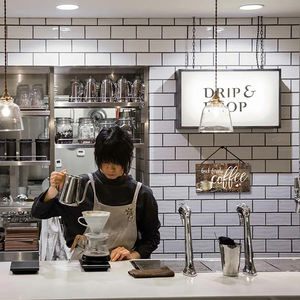 Vintage en bois mais premier café tenture murale Art Plaque signes pour cuisine café décor - Product Image 5