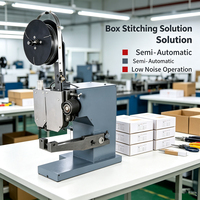 Machine automatique de couture de boîtes en carton, agrafeuse de bureau pour emballage de boîtes en papier