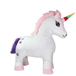 Inflatable Full Body Riding Unicorn <strong>Costume</strong> for Adults <strong>Mascot</strong> <strong>Costume</strong> <strong>Horse</strong> Dinosaur Cartoon for Party Use for Halloween - Product Image 2