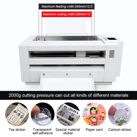 Cortadora de Etiquetas de Alimentación Automática con Servomotor, Máquina de Corte de Papel A3 A3+, Cortadora de Etiquetas y Adhesivos con Velocidad de Corte Rápida CCD