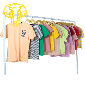 Ropa usada de <span class=keywords><strong>segunda</strong></span> <span class=keywords><strong>mano</strong></span> para mujer, camiseta lisa Boyfriend de grado británico, pantalones vaqueros de algodón de verano para adultos - Product Image 3