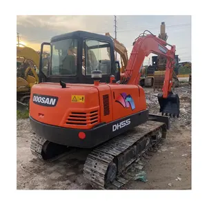 High Quality With Working Condition Used Doosan DH55 Mini Excavator Hydraulic Crawler Excavator In Stock