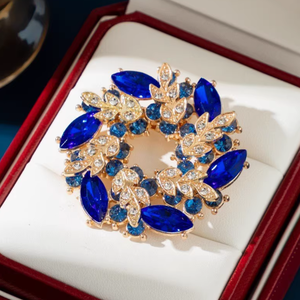 花ブローチ韓国製ジュエリーパールブーケブローチ - Product Image 5