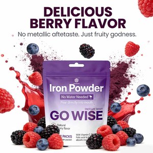 Integratore di Ferro in Polvere a Marchio Privato per Supporto all'Assorbimento del Ferro, Vitamina Prenatale, Supplemento Minerale per Mestruazioni, per Donne e Adulti - Product Image 5