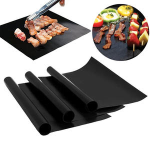 Tapis de cuisson en <span class=keywords><strong>silicone</strong></span> YCW pour <span class=keywords><strong>barbecue</strong></span> 40x33cm, résistant à la chaleur, pour charbon de bois, pique-nique en extérieur, accessoires de <span class=keywords><strong>barbecue</strong></span> - Product Image 5