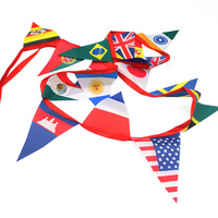 Fanion bannière Triangle arc-en-ciel drapeau PVC banderoles drapeaux en papier pour la fête propager et Festival salle de classe décoration suspendue