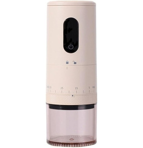 Nouvelle machine à café électrique portable sans fil 2025 avec broyeur intégré, rechargeable par USB, 2000 mAh, pour hôtel - Product Image 1