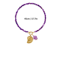 Collier ras du cou en acier inoxydable avec pendentifs tortue, conque, étoile de mer et perles coquillages, bijoux empilables, cadeau souvenir