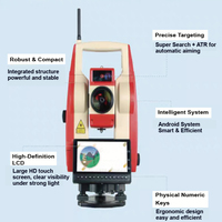 Estación Total KTS-591R10 de 0.5"/1", Robot de Topografía Inteligente para Topografía de Ingeniería, Monitoreo de Deformaciones en Tránsito Ferroviario