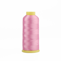 Fil à broder en polyester 40WT de 5000m, de bonne qualité, disponible en plusieurs couleurs, pour machine à coudre Singer et usage domestique.