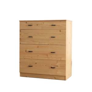 Coffre chaud de 5-tiroir de couleur de noix de vente pour le stockage-Commode de chambre à coucher, Organisateur, Design moderne, Fabricant - Product Image 1