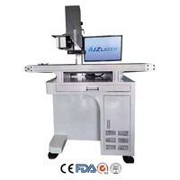 Machine de marquage de gravure Laser de Fiber de bande de convoyeur de positionnement visuel automatique CCD pour marquer le couvercle de radiateur