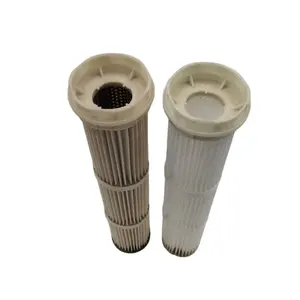 Activated Carbon 8 Inch Cartridge Pre Air Filter Media Larger Filter Area Air Purifying Polyester coated non-woven fabric