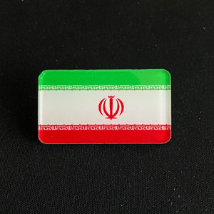 Vente en gros directe usine – Badge acrylique drapeau <span class=keywords><strong>Iran</strong></span> d'environ 4,5 cm, épingle de revers, porte-clés décoratif de haute qualité - Product Image 6