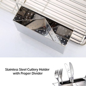 Égouttoir à vaisselle à 2 niveaux en <span class=keywords><strong>fil</strong></span> antirouille Planches d'égouttage de cuisine en acier inoxydable Séchoir à vaisselle à double couche pour la cuisine - Product Image 4