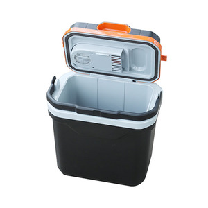 <span class=keywords><strong>Mini</strong></span>-réfrigérateur de voyage noir et orange <span class=keywords><strong>Peltier</strong></span> thermoélectrique DC 12 volts pour voiture, 24 l - Product Image 2