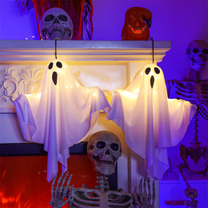 Atacado Halloween Dress Up Brilhante Pendurado Bateria Operado Decoração Do Partido Fantasma