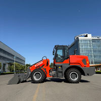 Chargeuse sur pneus télescopique RG2500 de fabrication chinoise, capacité nominale de 2,2 tonnes, moteur diesel, chargeuse articulée pour travaux agricoles et de construction