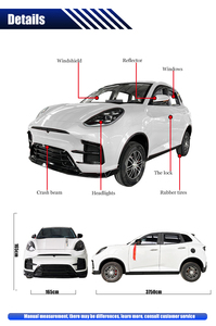 รถยนต์ไฟฟ้าขนาดเล็ก SUV รุ่นหรู ปี 2025 ขายส่งจากโรงงาน ราคาถูก ขายดีที่สุด สำหรับผู้ใหญ่ ใช้ขับขี่บนถนนได้ รถยนต์ LSV 4 ประตู 5 ที่นั่ง มีหลายสี - Product Image 6