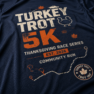 Turkey Trot 5K <b>Shirt</b> Thanksgiving Running Event Custom Race Apparel Community <b>Fun</b> Run - Product Image 5