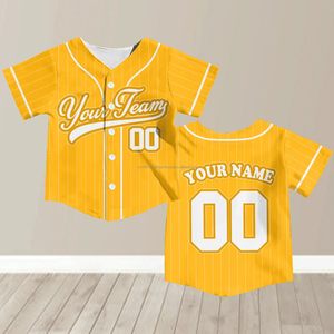 เสื้อเจอร์ซีย์ใส่เล่นเบสบอลสำหรับเด็กและเยาวชนเสื้อเจอร์ซีย์ใส่เล่นเบสบอลสำหรับแฟนบอล - Product Image 3