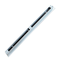 Diffuseur linéaire moderne à fente, grille d'aération linéaire encastrée pour plafond, pour climatiseur d'hôtel ou de bureau