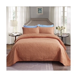 Colcha acolchada romántico con estampado de algodón para las cuatro estaciones con funda de almohada para cama o sofá Manta - Product Image 1