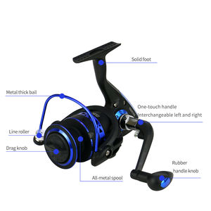 All'ingrosso ruota per esterni tipo esca pesca acqua dolce acqua salata Max resistenza 10kg 5.5:1 rapporto di trasmissione 1BB bobine rotanti - Product Image 5