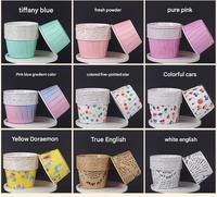 Großhandel Einweg-Edelstahl-Muffin-Cupcake-Förmchen Doppelseitige Aluminiumfolie Rollrand-Papierförmchen Kuchendekoration